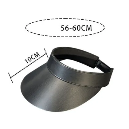 Custom PU Leather Big Brim Sun Protection Hat