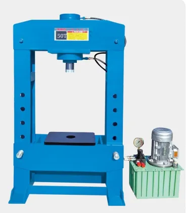 50T Electro-Hydraulic Shop Press - Hydraulic Press Machine for Tool Shop