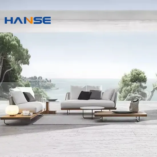 Modern L-Shape Outdoor Lounge Set