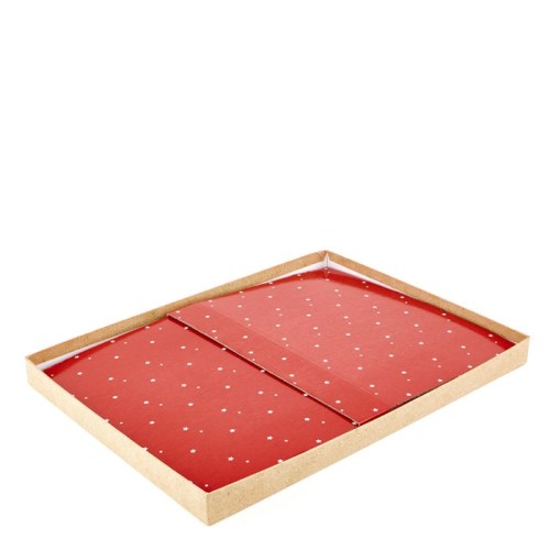 Large flat pack cardboard christmas packaging box