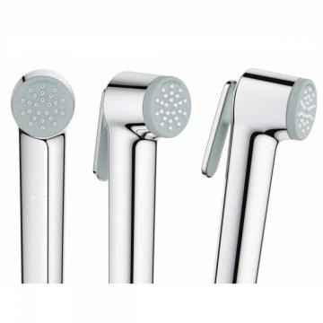 Silver chromed ABS plastic shattaf bidet for bathroom