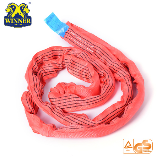 High Strength Soft 100% Polyester 5Ton Round Sling