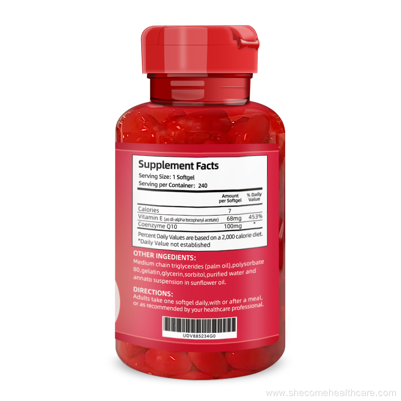 Coq10 Supports Blood Pressure Health Rapid Release Softgels
