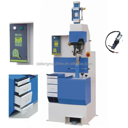 Pneumatic Semi-Automatic Ladies Shoes Heel Nailing Machine