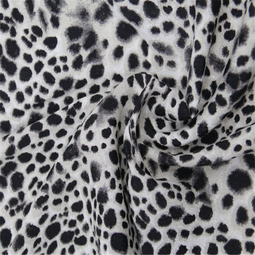 Leopard With Viscose Rayon Rich Crepe
