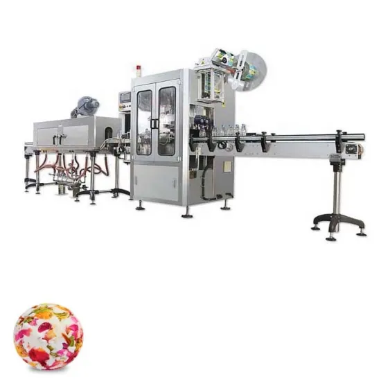 Organic Bath Bombs and Bath Salt Ball Shrink Sleeve Labeling Machine