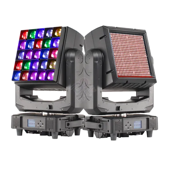 40W*25pcs LED Beam Matrix Moving Lights - 576x0.5w LED Strobe Lights for Church Stage