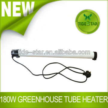 Greenhouse tube heater for hydroponics