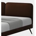 Fabric chocolate sofa bed