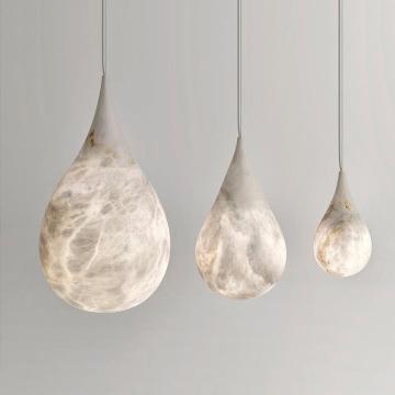 Modern Nordic Restaurant Lighting: Snowflake Gypsum Rain Dining Table Pendant Lights