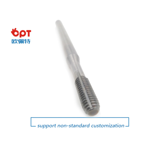 Metric thread taps fpr hardened steel