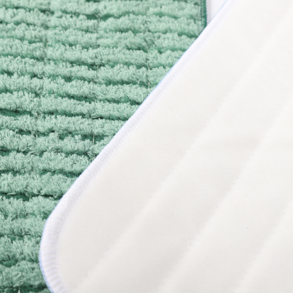 Green Microfiber Wet Scrubbing Mop