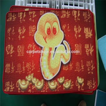 Customized digital printing rug, Front door mat beautiful design printed rug