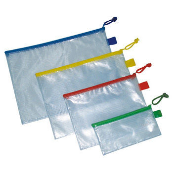 Carrier Bag with Zipper Closure