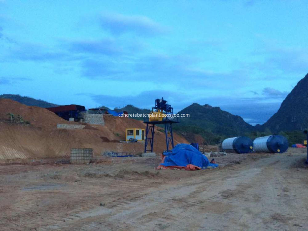 Laos concrete batching plant