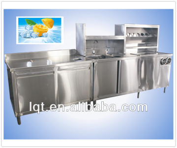 2015 shanghai manufacturer working table ice maker