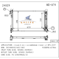 Radiator for BENZ W 203 C 160 KOMPRESSOR