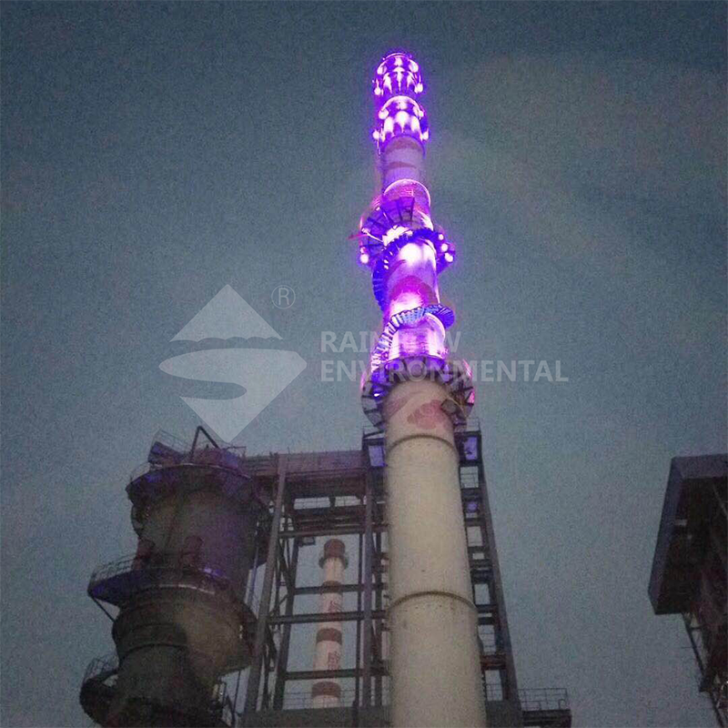 Industrial steel chimney