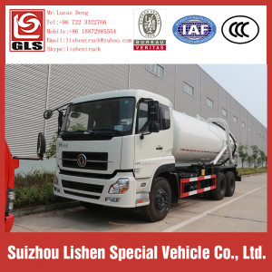 Dong 6*4 Diesel 18 CBM Sewage Suction Truck