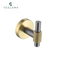 Custom 304 Stainless Steel Brushed Gold Bathroom Accessories: Robe Hooks, Wall Mounted Towel, Key Hangers & Storage Solutions