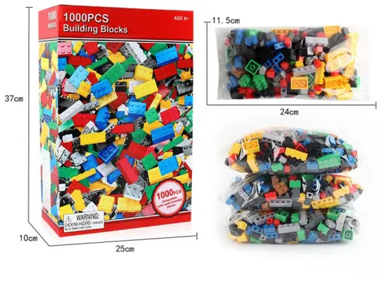 1000 Pieces Model Building Kits Blocks DIY Toys
