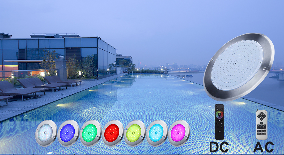2022 new product super slim 7.5mm swimming pool light