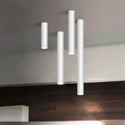 LED Modern Ceiling Light - Long Tube Lighting for Kitchen - 75mm to 400mm