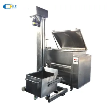 600L Meat Blender for Dumplings and Sausage Stuffing with Bucket Elevator