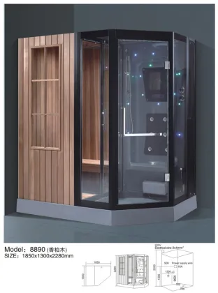 Sauna Shower and Sauna Combos