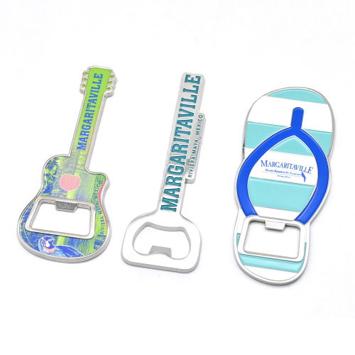 Metal Key Rings Beer Bottle Opener Custom Shape