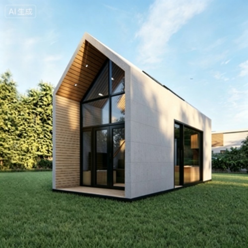 Folding Space-Saving Home: Modern Modular Living in a Box