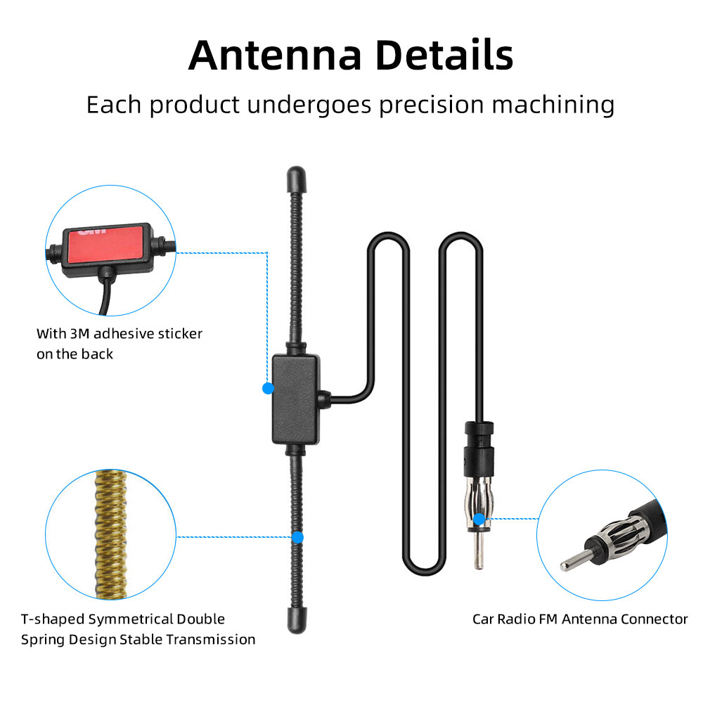 T-shaped FM AM car radio antenna 5