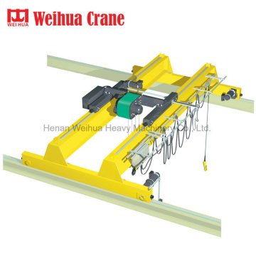Weihua Brand European Standard Double Girder Eot Electric Overhead Traveling 50 Tons Crane