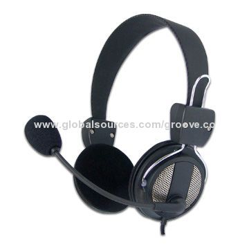 40mm Speaker Computer Headset, High-quality Sound, 3.5mm Plug