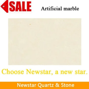 Newstar cheap artificial beige polishing marble