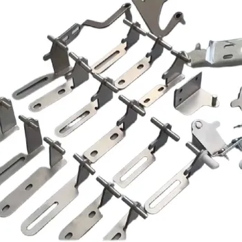 Stainless steel refrigerator door hinge