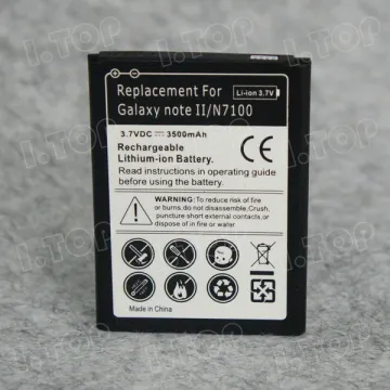 For Samsung Galaxy Note 2 N7100 Cell Phone Battery 3500mAh Support NFC