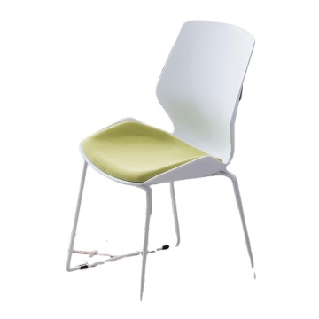 Modern Simple Style Upholstered Stackable Plastic Chair for Bedroom