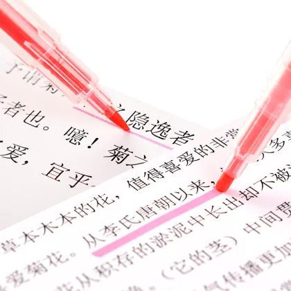 Double-headed marker&highlighter nite writer pen