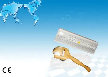 Stainless Steel Microneedle Stretch Marks Derma Roller With 72 Needles For Anti Wrinkle D014