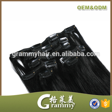 No tangle no shed factory wholesale cheap remy afro kinky curly clip in hair extensions