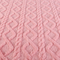 custom polyester jacquard sherpa fabric for blanket