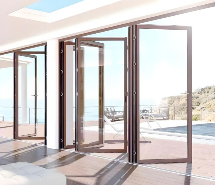 Aluminium folding door