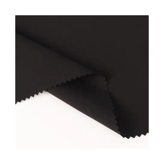 Wholesale 100% Polyester High-Elastic 75DT800 Double Weft Plain Fabrics for Clothing