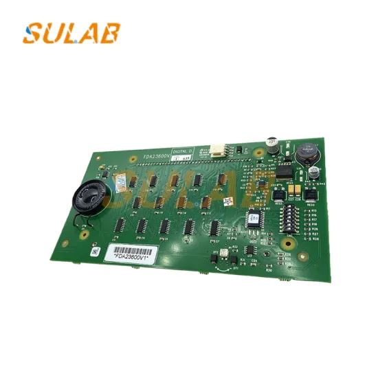 Original Elevator Display PCB Board and Components: FDA23600V1 LCD Display Board, G-373B, G-657B, SM.04VL16JBLK, TLCOP-1A