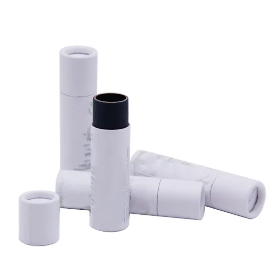 Customized paper tube push-pull deodorant packaging