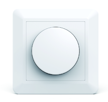 AC 220-240V Smart Dimmer Switch with Wi-Fi and Bluetooth Connectivity, 250W Capacity, Rotary Knob Control - 3-Year Residential Warranty