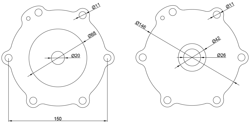 M50+M25 Diaphragm Kit For 2'' Turbo Pulse Valve