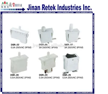 Refrigeration parts door switch for refrigerator