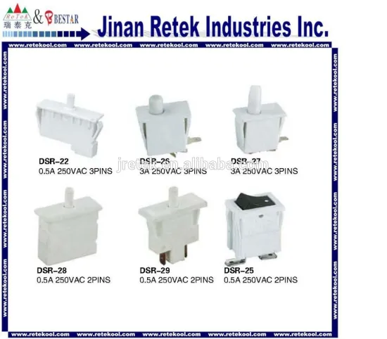 Refrigeration parts door switch for refrigerator